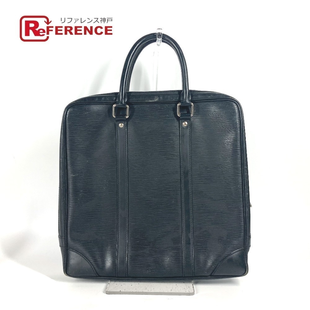 LOUIS VUITTON Epi Vivienne Bag Handbag Business Vertical Tote Leather Noir
